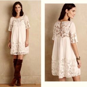 Magnolia Lace Dress by Holding Horses. Peach